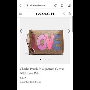 Coach pouch Charlie
